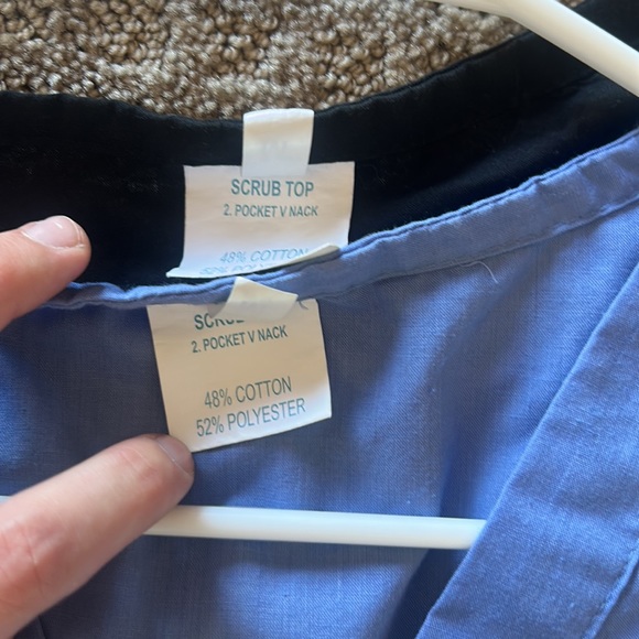 Set of two — Black and Blue scrub Tops - Picture 5 of 5